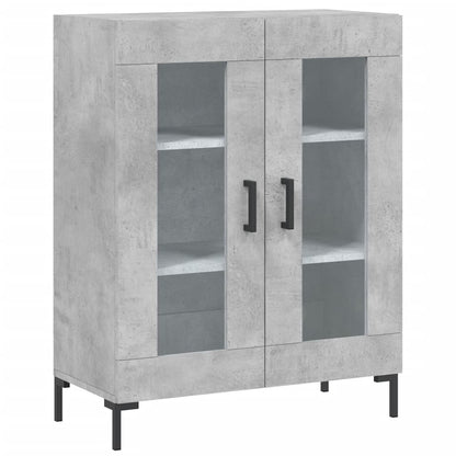 Sideboard Concrete Grey 69.5x34x90 cm Engineered Wood