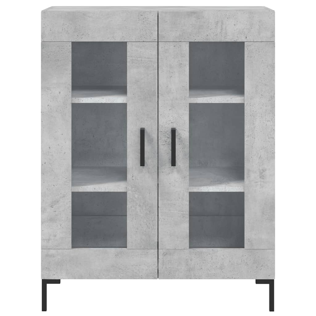 Sideboard Concrete Grey 69.5x34x90 cm Engineered Wood