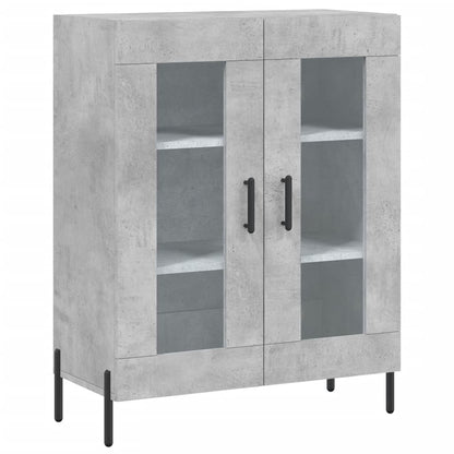 Sideboard Concrete Grey 69.5x34x90 cm Engineered Wood