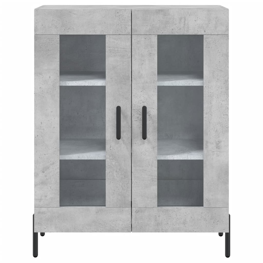 Sideboard Concrete Grey 69,5x34x90 cm Engineered Wood