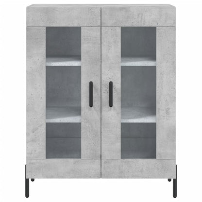 Sideboard Concrete Grey 69,5x34x90 cm Engineered Wood