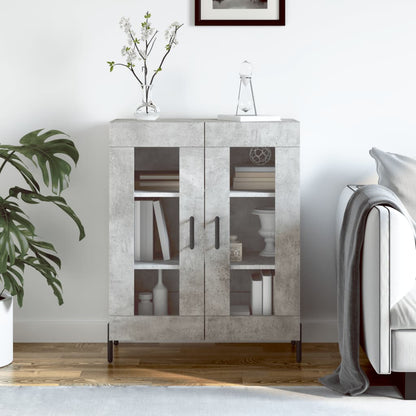 Sideboard Concrete Grey 69,5x34x90 cm Engineered Wood