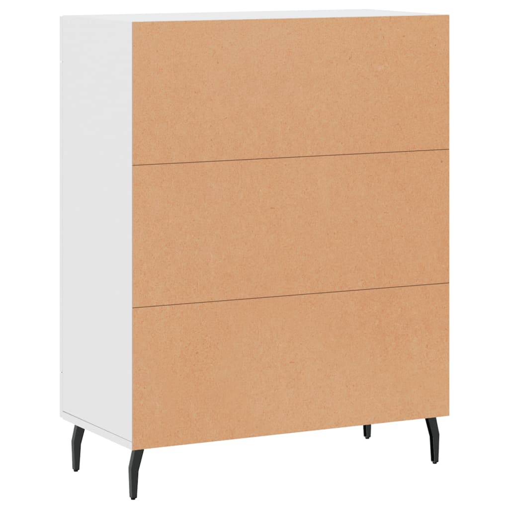 Sideboard White 69,5x34x90 cm Engineered Wood