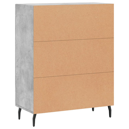 Sideboard Concrete Grey 69,5x34x90 cm Engineered Wood