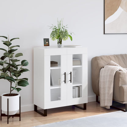 Sideboard White 69.5x34x90 cm Engineered Wood