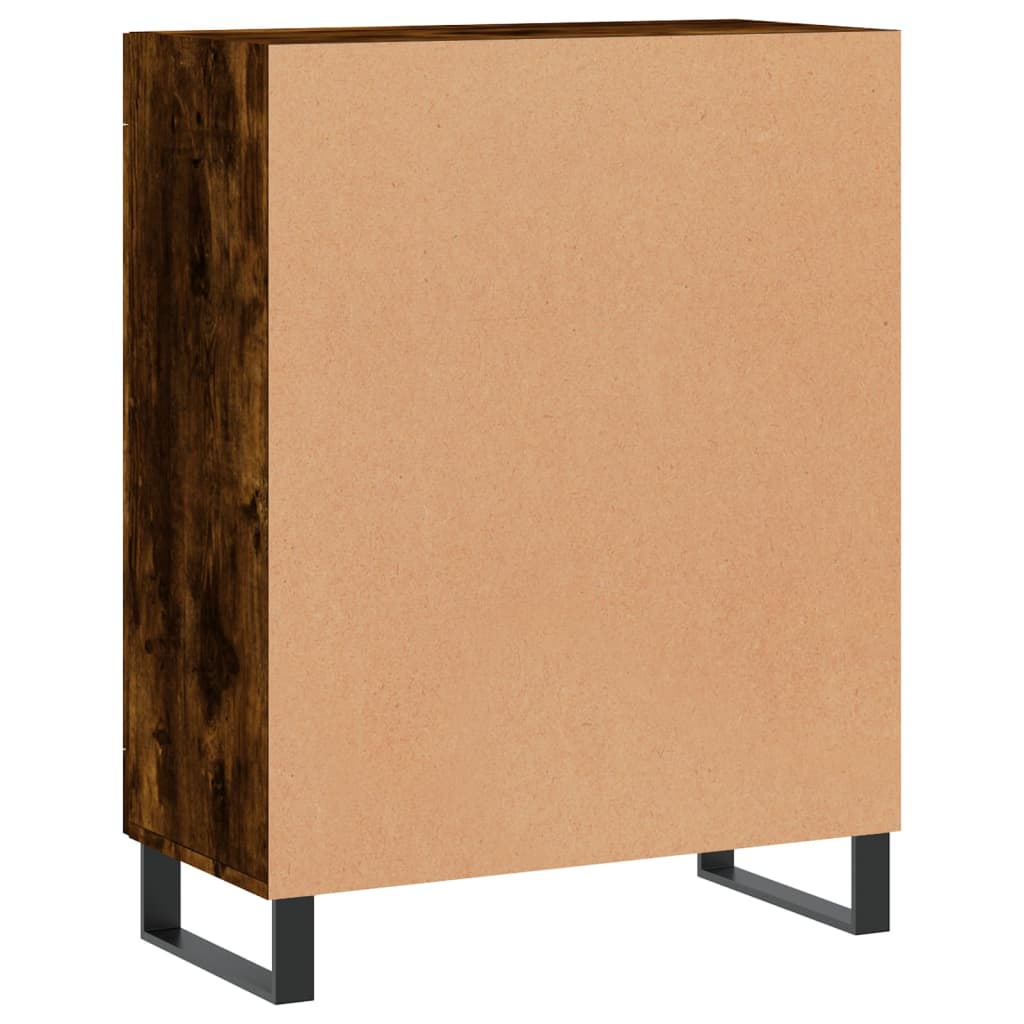 Sideboard Smoked Oak 69.5x34x90 cm Engineered Wood