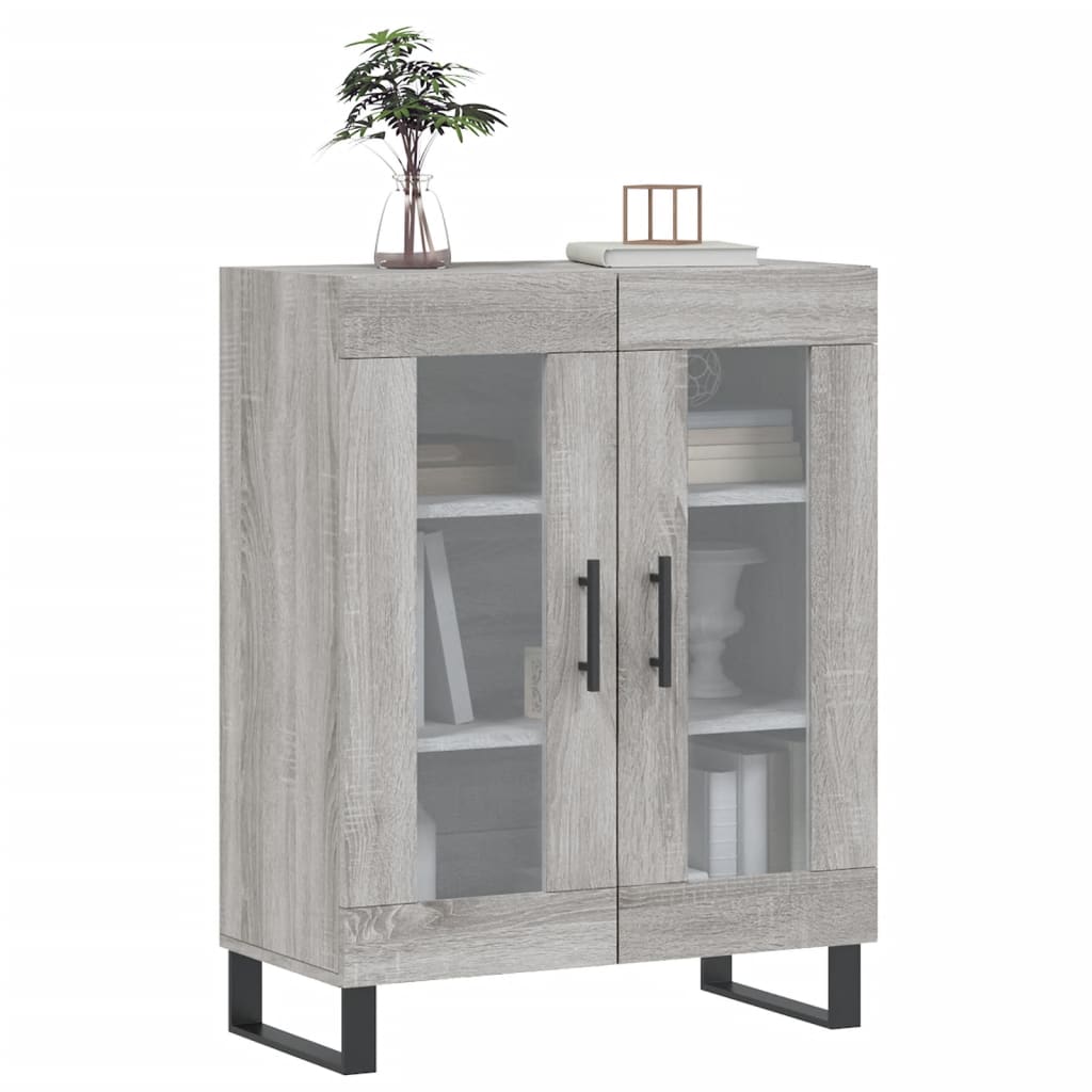 Sideboard Grey Sonoma 69.5x34x90 cm Engineered Wood