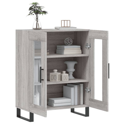 Sideboard Grey Sonoma 69.5x34x90 cm Engineered Wood