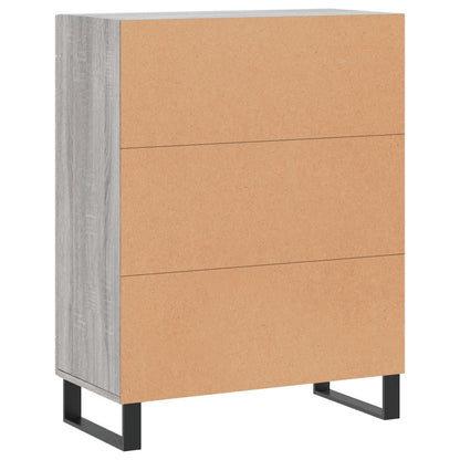 Sideboard Grey Sonoma 69.5x34x90 cm Engineered Wood