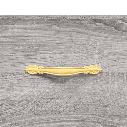 Sideboard Grey Sonoma 69.5x34x90 cm Engineered Wood