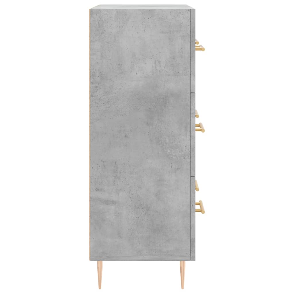 Sideboard Concrete Grey 69,5x34x90 cm Engineered Wood