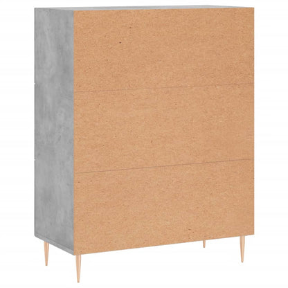 Sideboard Concrete Grey 69,5x34x90 cm Engineered Wood