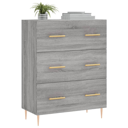 Sideboard Grey Sonoma 69,5x34x90 cm Engineered Wood