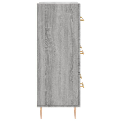 Sideboard Grey Sonoma 69,5x34x90 cm Engineered Wood