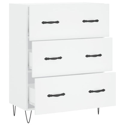 Sideboard White 69.5x34x90 cm Engineered Wood