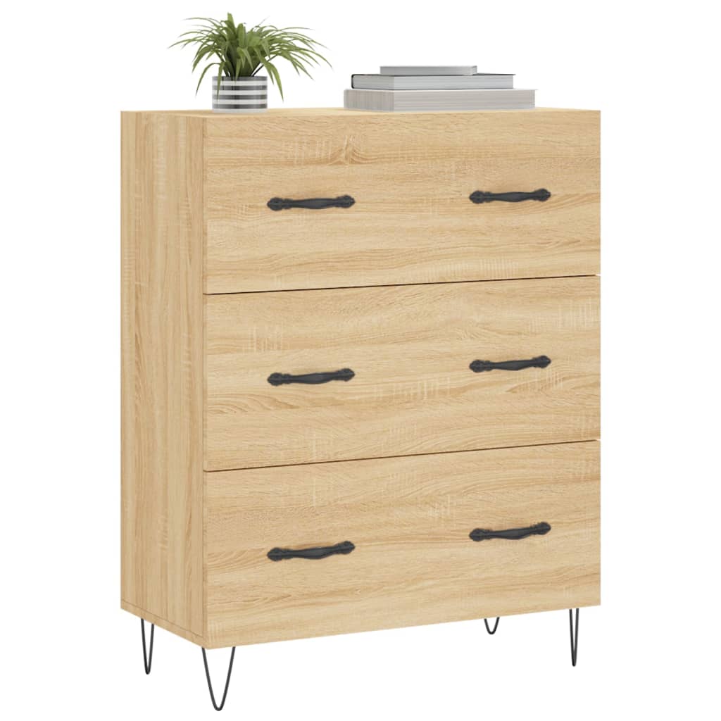 Sideboard Sonoma Oak 69.5x34x90 cm Engineered Wood