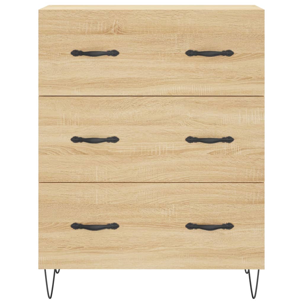 Sideboard Sonoma Oak 69.5x34x90 cm Engineered Wood