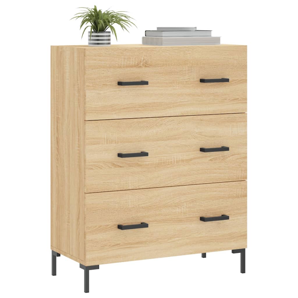 Sideboard Sonoma Oak 69.5x34x90 cm Engineered Wood