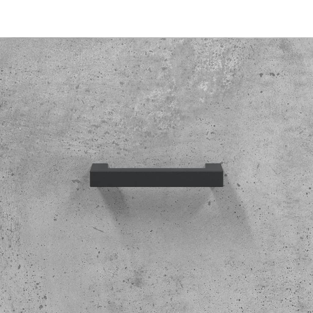Sideboard Concrete Grey 69.5x34x90 cm Engineered Wood