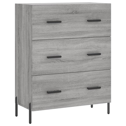 Sideboard Grey Sonoma 69.5x34x90 cm Engineered Wood