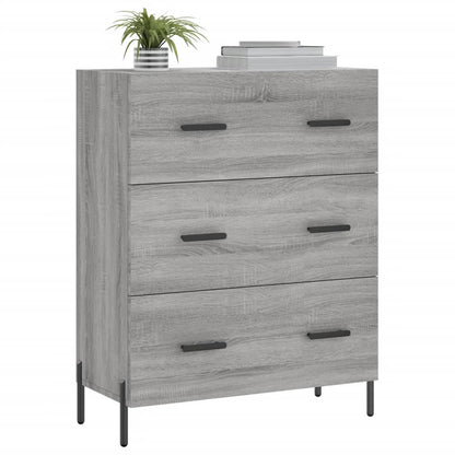 Sideboard Grey Sonoma 69.5x34x90 cm Engineered Wood