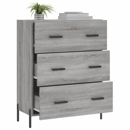 Sideboard Grey Sonoma 69.5x34x90 cm Engineered Wood