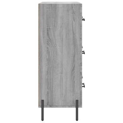 Sideboard Grey Sonoma 69.5x34x90 cm Engineered Wood