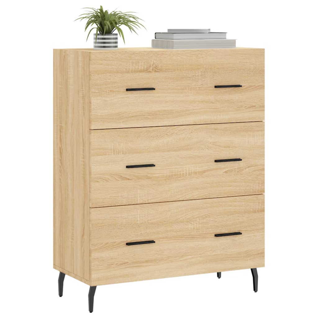 Sideboard Sonoma Oak 69,5x34x90 cm Engineered Wood
