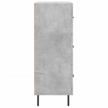 Sideboard Concrete Grey 69.5x34x90 cm Engineered Wood