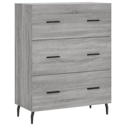 Sideboard Grey Sonoma 69,5x34x90 cm Engineered Wood