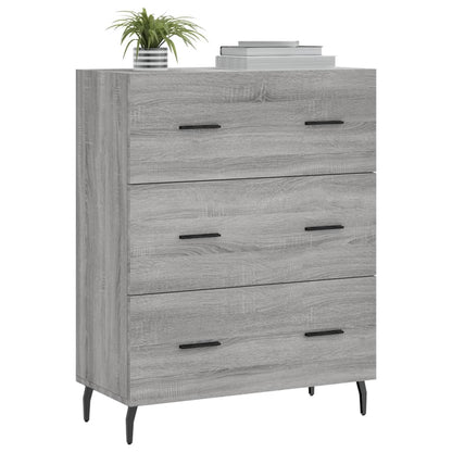 Sideboard Grey Sonoma 69,5x34x90 cm Engineered Wood