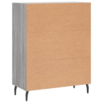 Sideboard Grey Sonoma 69,5x34x90 cm Engineered Wood