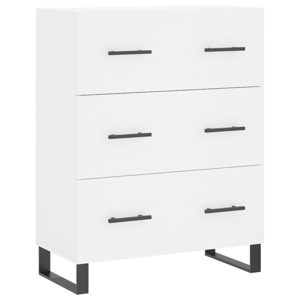 Sideboard White 69.5x34x90 cm Engineered Wood
