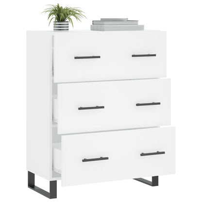 Sideboard White 69.5x34x90 cm Engineered Wood
