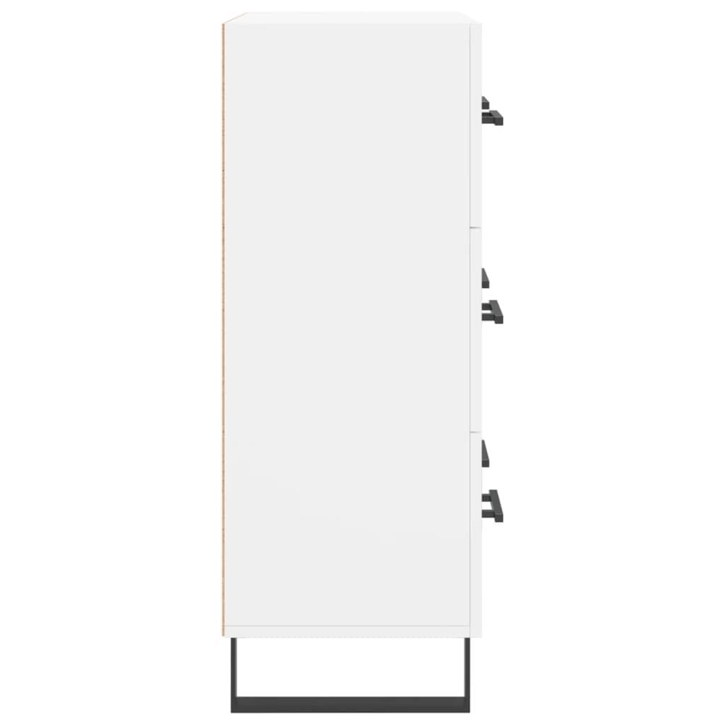 Sideboard White 69.5x34x90 cm Engineered Wood