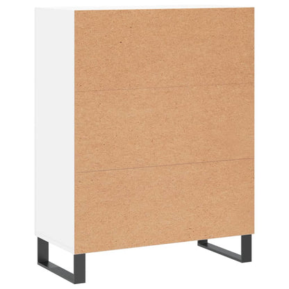 Sideboard White 69.5x34x90 cm Engineered Wood