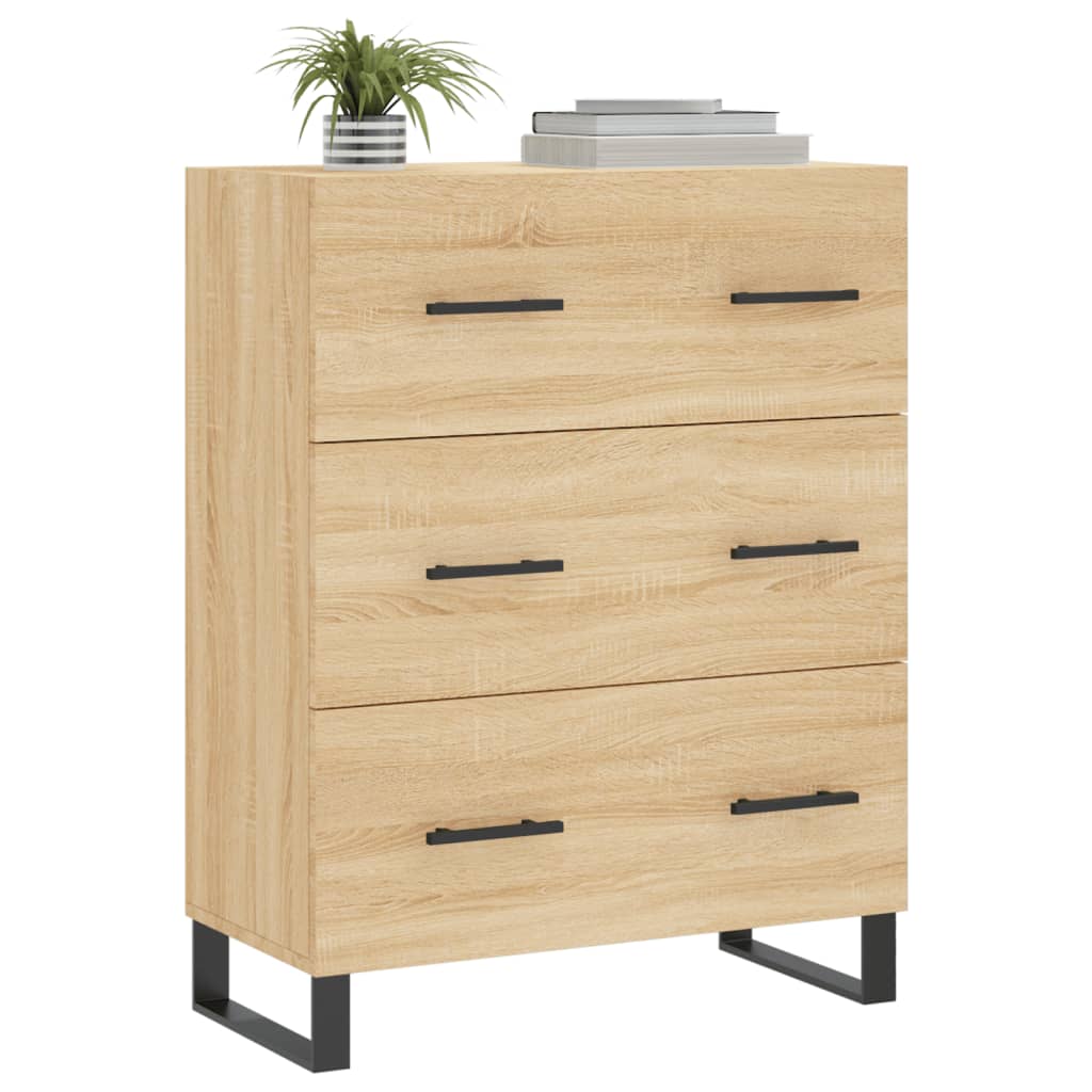 Sideboard Sonoma Oak 69,5x34x90 cm Engineered Wood