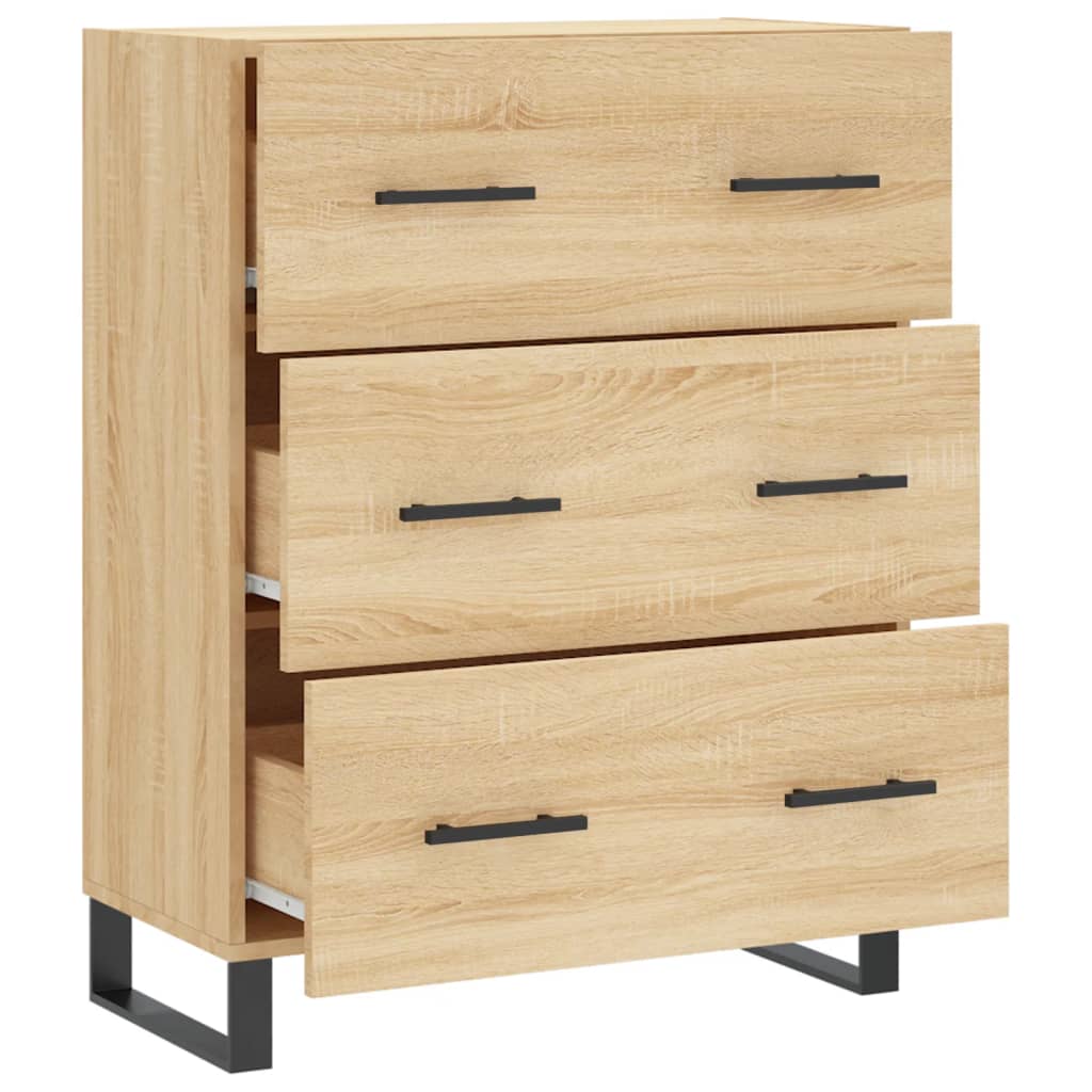 Sideboard Sonoma Oak 69,5x34x90 cm Engineered Wood
