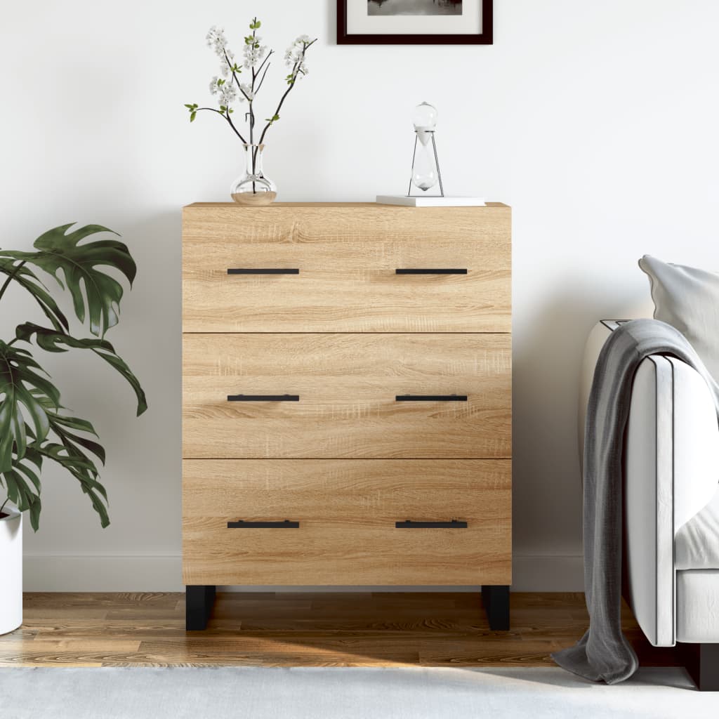 Sideboard Sonoma Oak 69,5x34x90 cm Engineered Wood