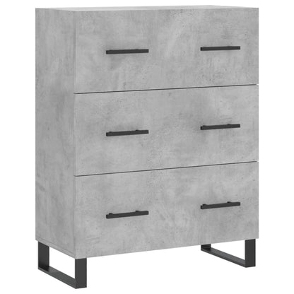 Sideboard Concrete Grey 69.5x34x90 cm Engineered Wood