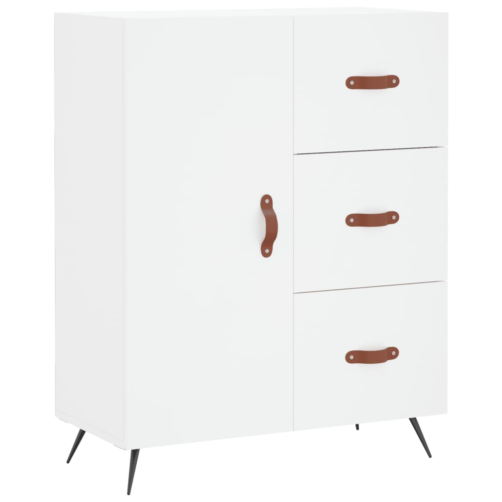 Sideboard White 69.5x34x90 cm Engineered Wood