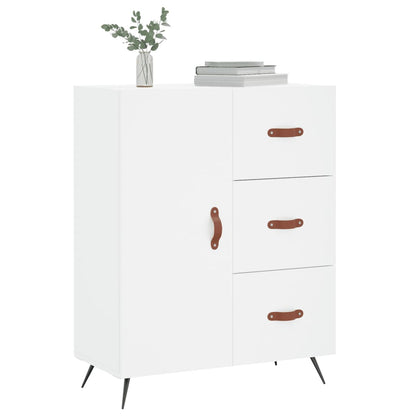 Sideboard White 69.5x34x90 cm Engineered Wood