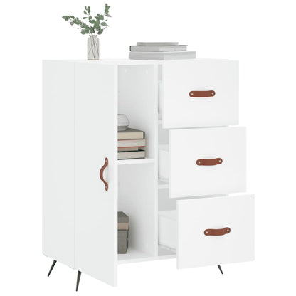 Sideboard White 69.5x34x90 cm Engineered Wood