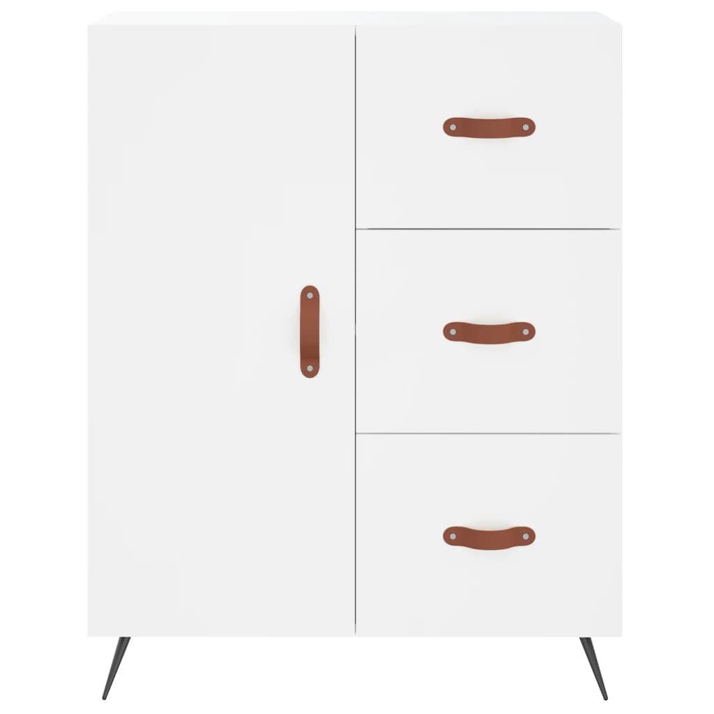 Sideboard White 69.5x34x90 cm Engineered Wood