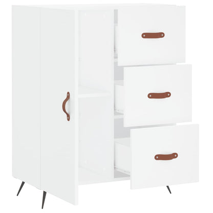 Sideboard White 69.5x34x90 cm Engineered Wood