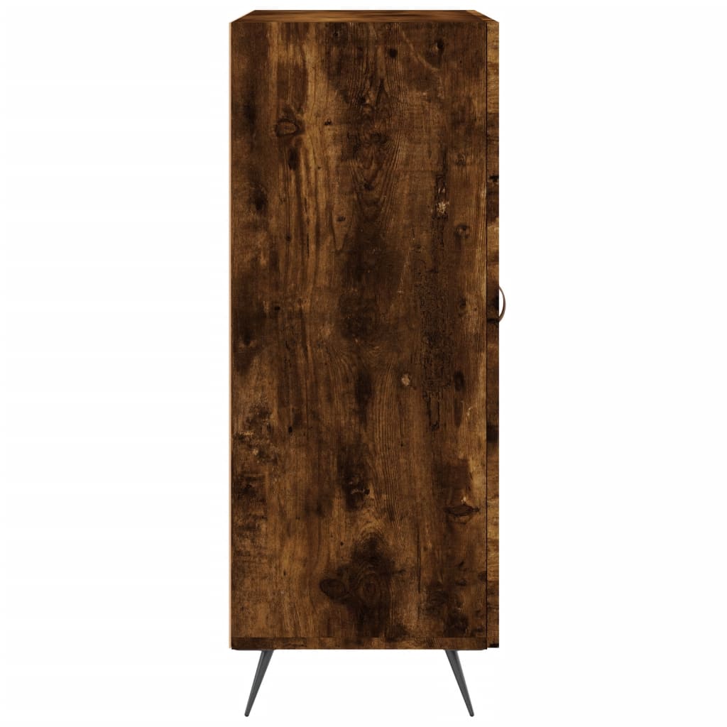 Sideboard Smoked Oak 69.5x34x90 cm Engineered Wood