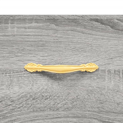 Sideboard Grey Sonoma 69.5x34x90 cm Engineered Wood