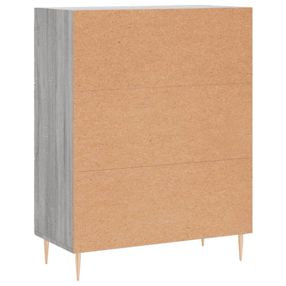 Sideboard Grey Sonoma 69.5x34x90 cm Engineered Wood