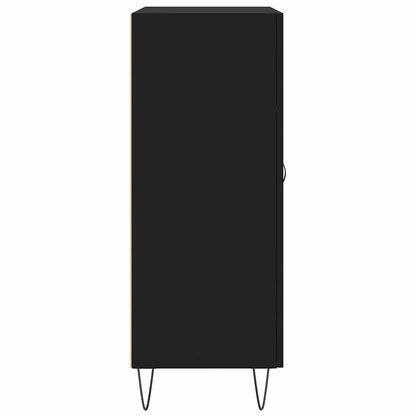 Sideboard Black 69.5x34x90 cm Engineered Wood