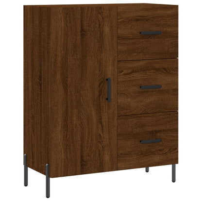 Sideboard Brown Oak 69.5x34x90 cm Engineered Wood